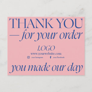 Carte Postale Gratitude en affaires : Un sincère merci