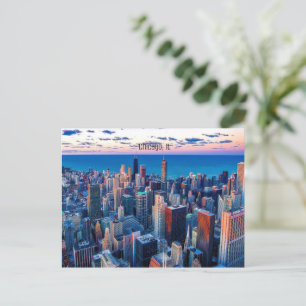 Carte Postale Gratte-ciel de Chicago, Illinois