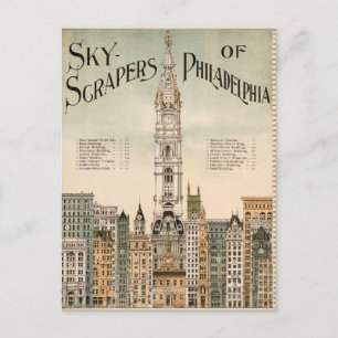 Carte Postale Gratte-ciel de Philadelphie