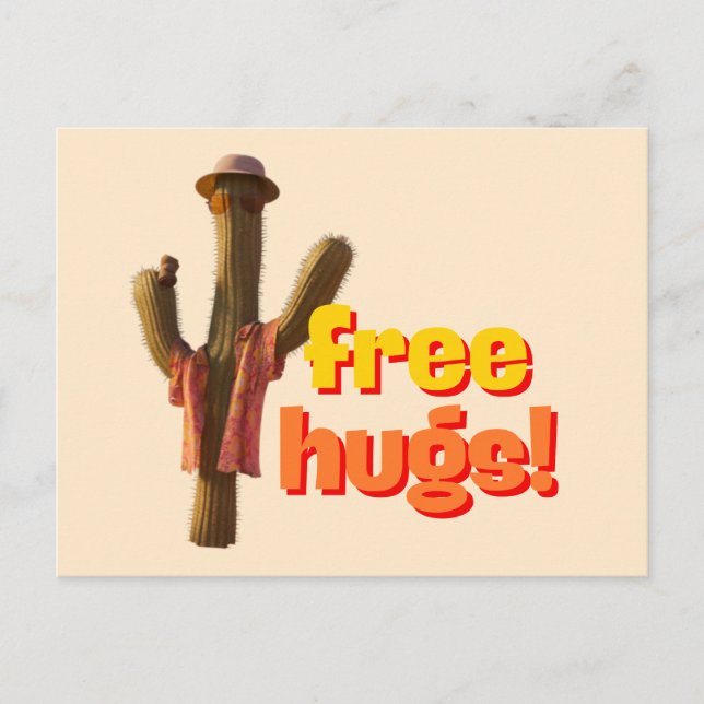 Carte Postale Gratuit Hugs ! (Devant)