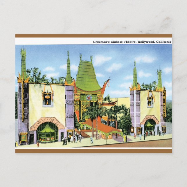 Carte Postale Graumans Chinois (Devant)