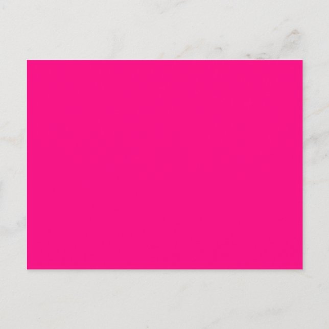 Carte Postale Grave couleur rose chaud brillant Tendance Modèle  (Devant)