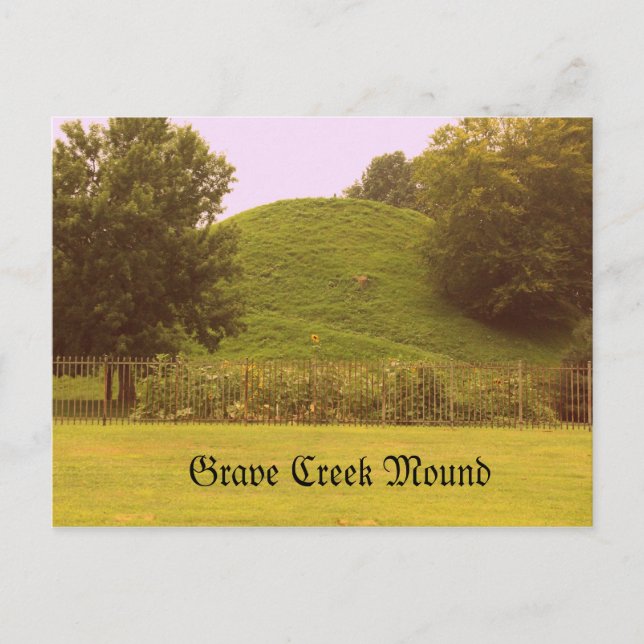 Carte Postale Grave Creek Mound (Devant)