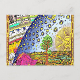 Carte Postale Gravure de Flammarion