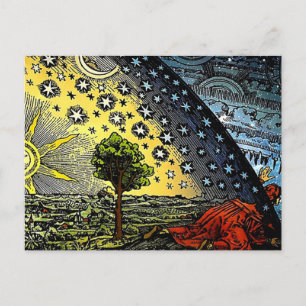 Carte Postale Gravure flammarion