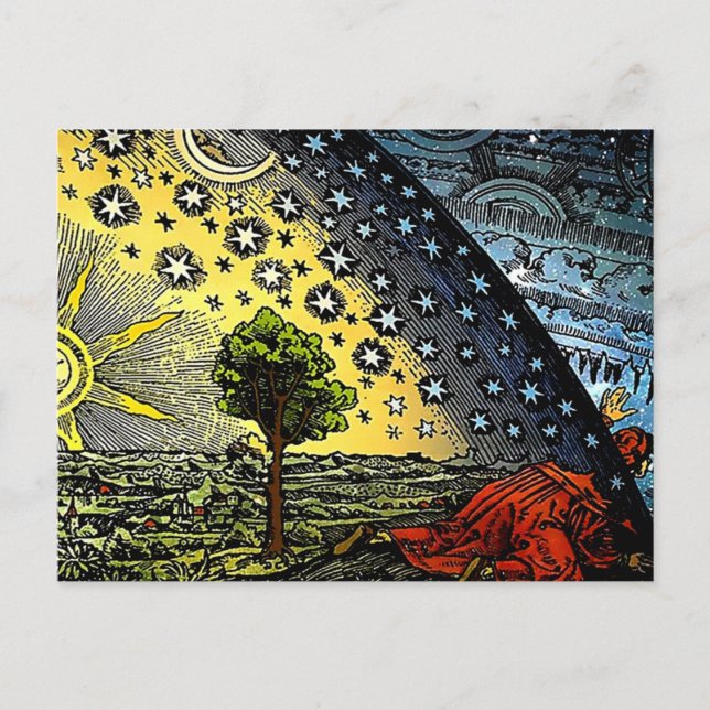 Carte Postale Gravure flammarion (Devant)