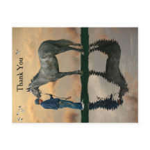 Carte Postale Gray Hors Et Groom OTTB