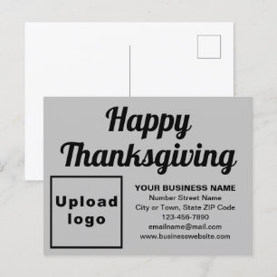 Carte postale Gray Thankesgiving Business