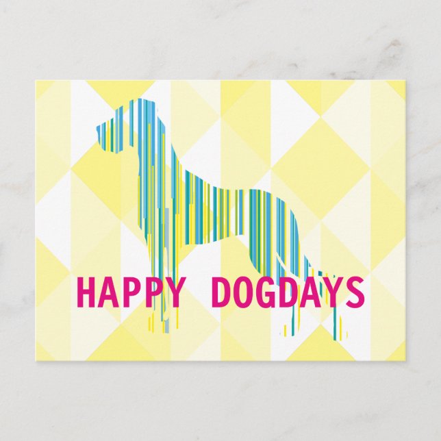 Carte postale Great Dane Dogdays (Devant)