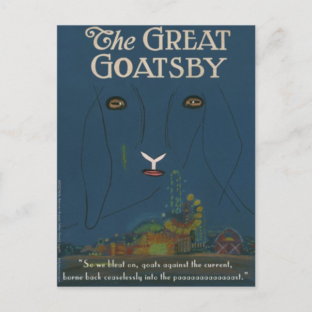 Carte postale Great Goatsby (Devant)