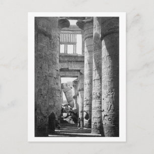 Carte Postale Great Hypostyle Hall Karnak Égypte ~ 1845