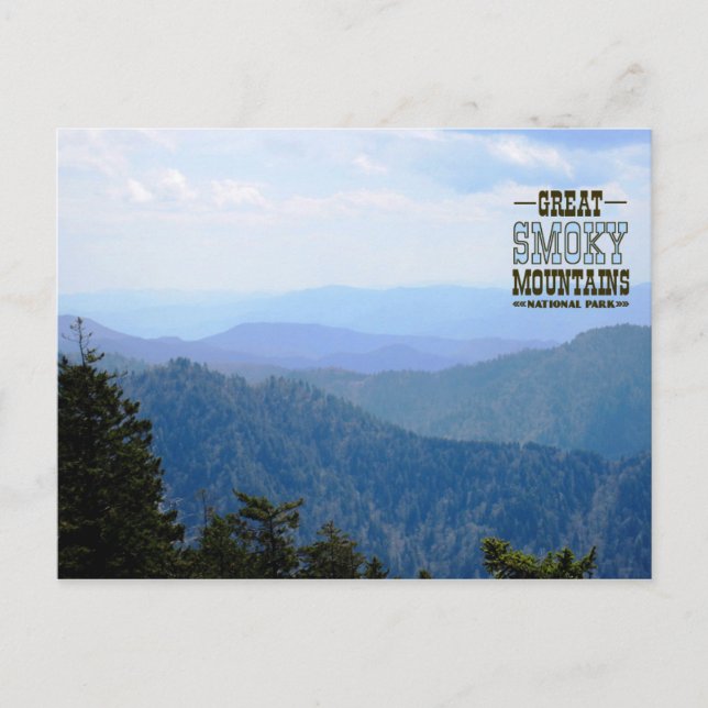 Carte postale Great Smoky Mountains (Devant)