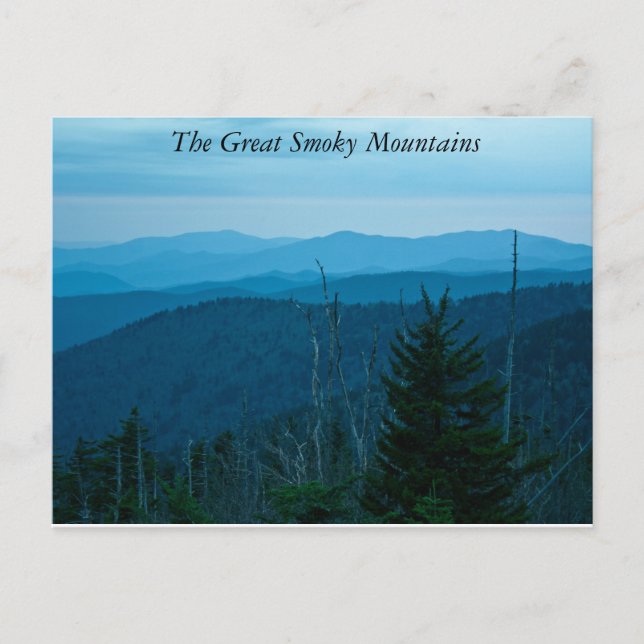 Carte Postale Great Smoky Mountains (Devant)