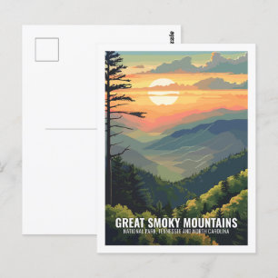 Carte Postale Great Smoky Mountains National Park Tennessee USA