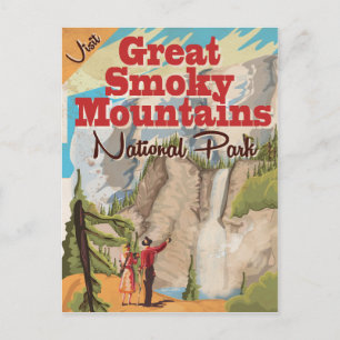 Carte Postale Great Smoky Mountains Travel print.