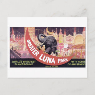 Carte Postale Greater Luna Park Coney Island