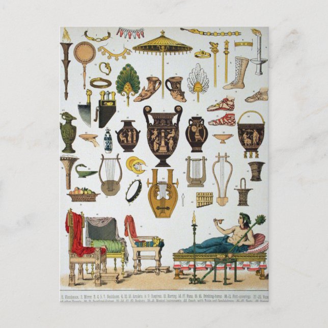 Carte Postale Grec ancien (Devant)