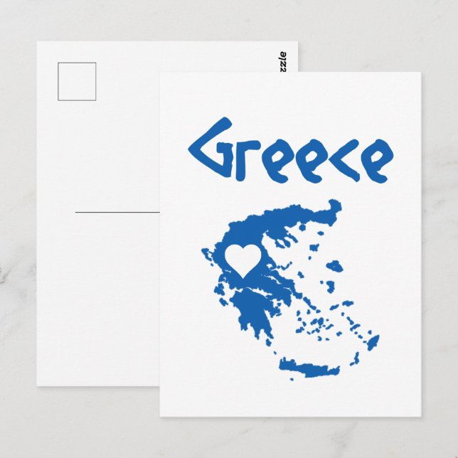 Carte Postale Grèce (Devant / Derrière)