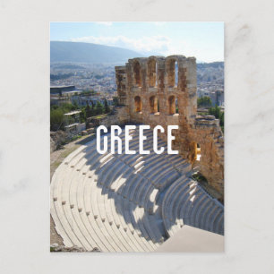 Carte Postale Grèce Athènes Théâtre ruines
