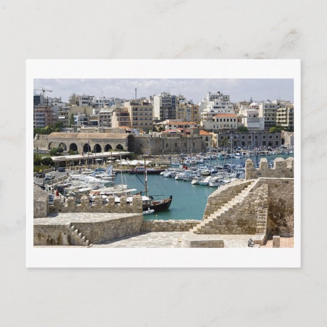 Carte Postale Grèce Crète Héraclion (Devant)