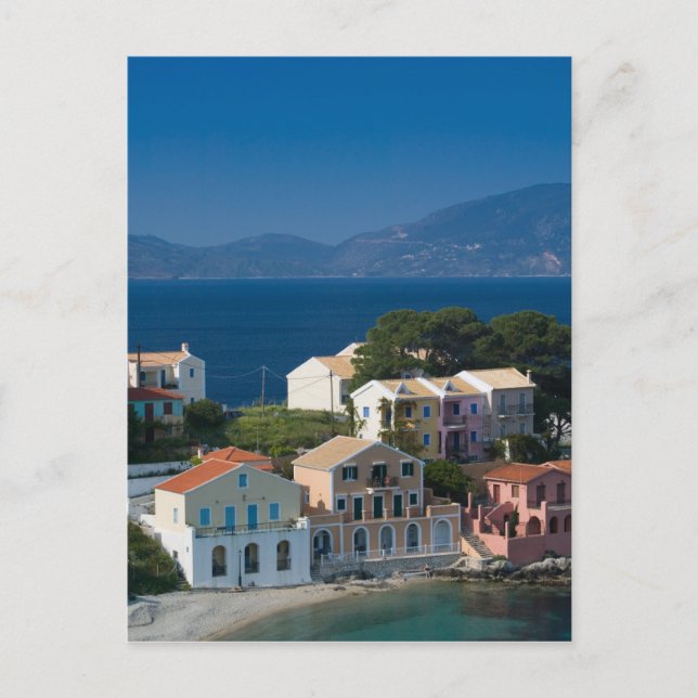 Carte Postale GRÈCE, Ioniennes, KEFALONIE, Assos : (Devant)
