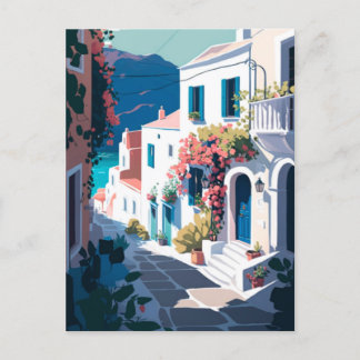 Carte Postale Grèce Santorin