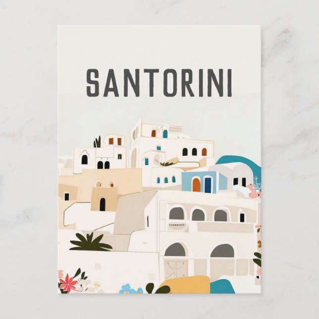 Carte Postale grèce Santorin (Devant)