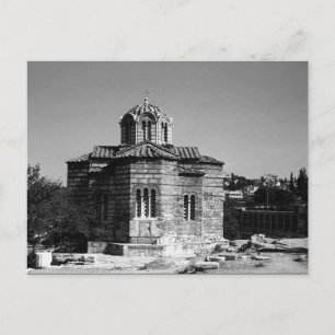 Carte Postale Grèce vintage Eglise des Apôtres d'Athènes