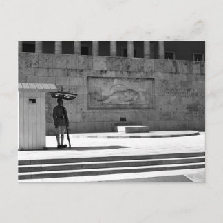Carte Postale Grèce vintage Tombe d'Athènes du soldat inconnu