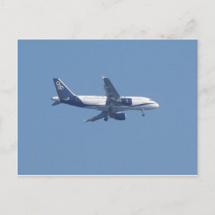 Carte Postale Greek Passenger Jet