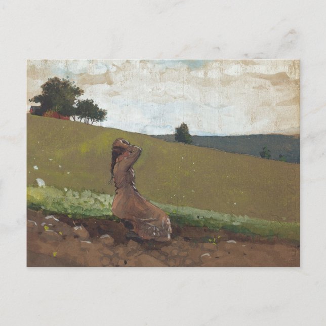 Carte Postale Green Hill par Winslow Homer (Devant)