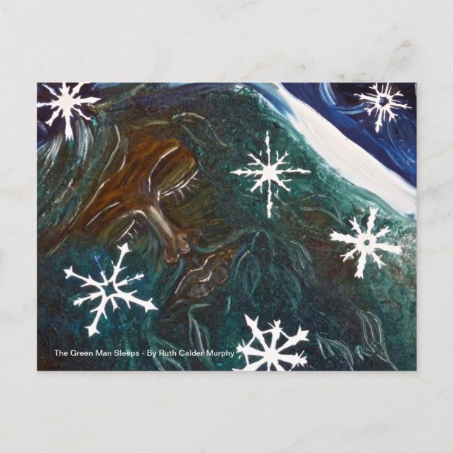 Carte postale Green Man (Devant)