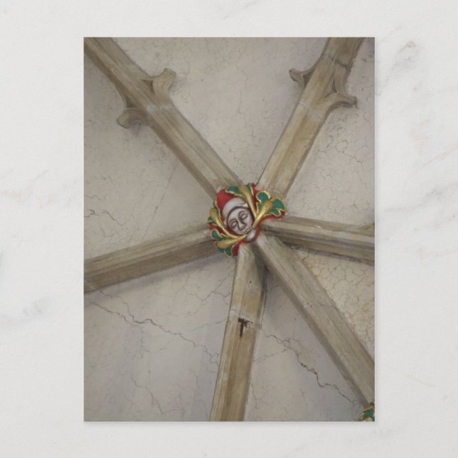 Carte postale Green Man - Cathédrale de Salisbury (Devant)