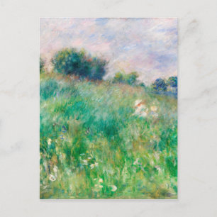 Carte Postale Green Meadow par Renoir Impressionniste Peinture