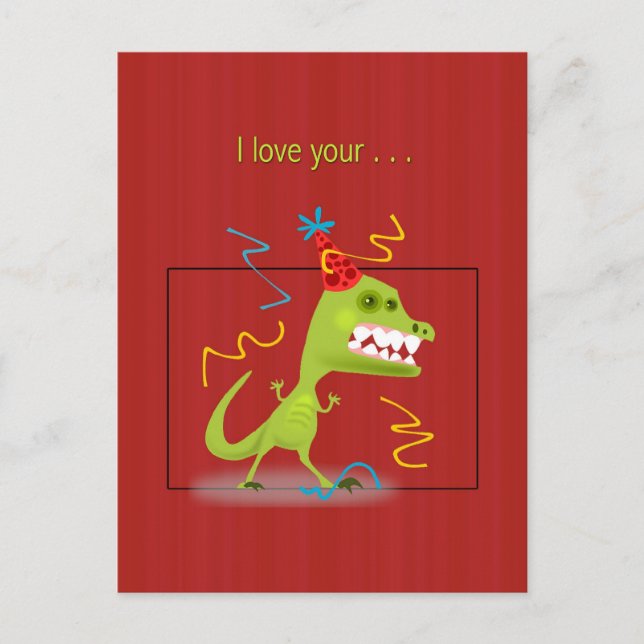 Carte Postale Green Monster April Fool's Day Postcard (Devant)