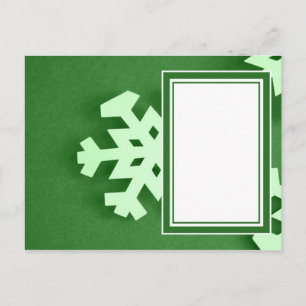 Carte postale Green Snowflop