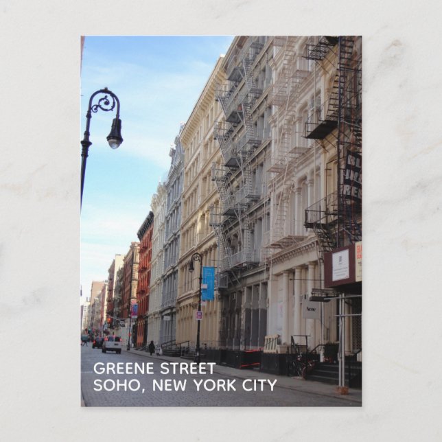 Carte Postale Greene Street SoHo Architecture New York City NYC (Devant)