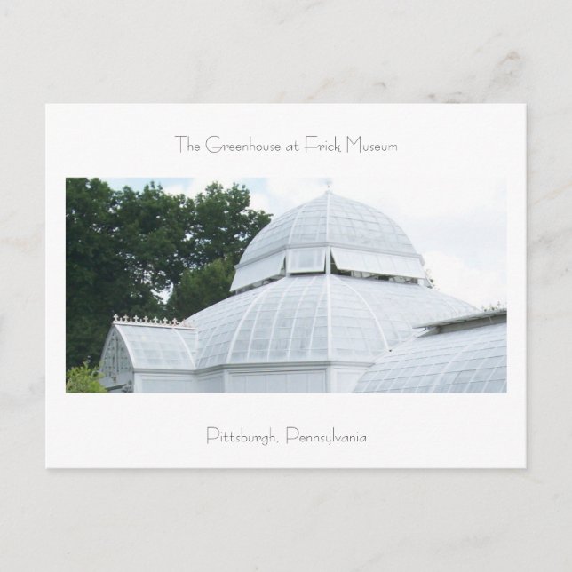 Carte Postale Greenhouse au Frick Museum (Devant)