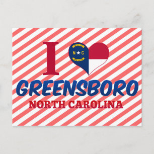 Carte Postale Greensboro, Caroline du Nord