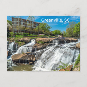 Carte Postale Greenville, Caroline du Sud Reedy River Falls Park