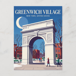 Carte Postale Greenwich Village État de New York