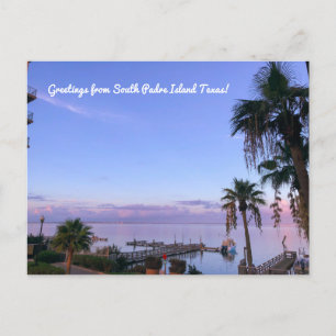 Carte Postale Greetings from South Padre Island Texas !