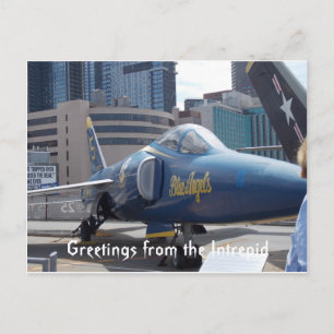 Carte Postale Greetings from the Intrepid postcard 1
