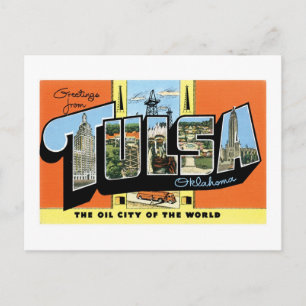 Carte Postale Greetings from Tulsa, Oklahoma