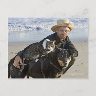 Carte Postale Greg Pike avec Booger, Kitty et Mousey