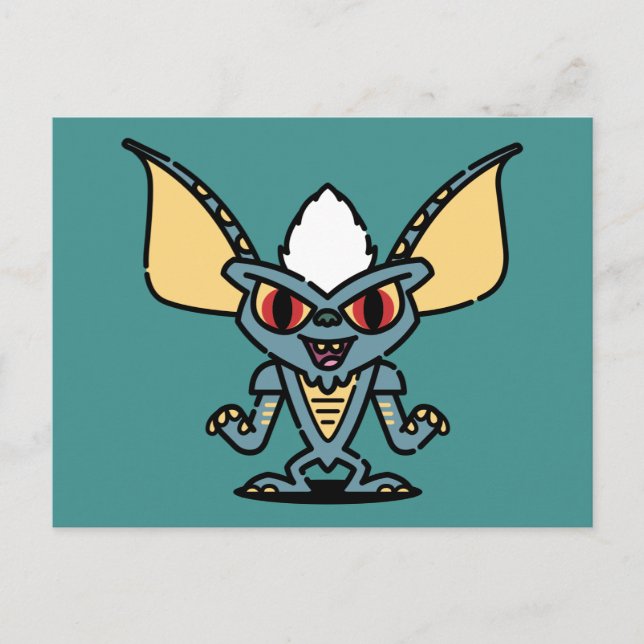 Carte Postale Gremlins | Stripe Personnage de Bande Dessinée Mig (Devant)
