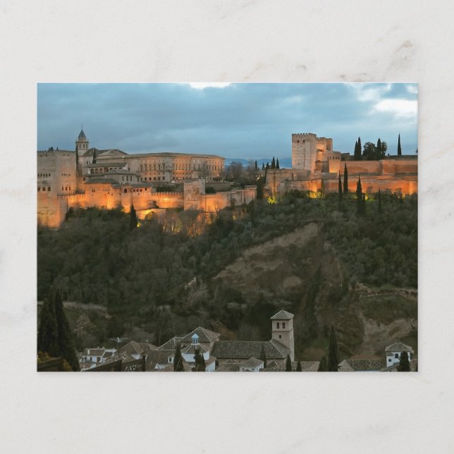 Carte Postale Grenade Alhambra (Devant)