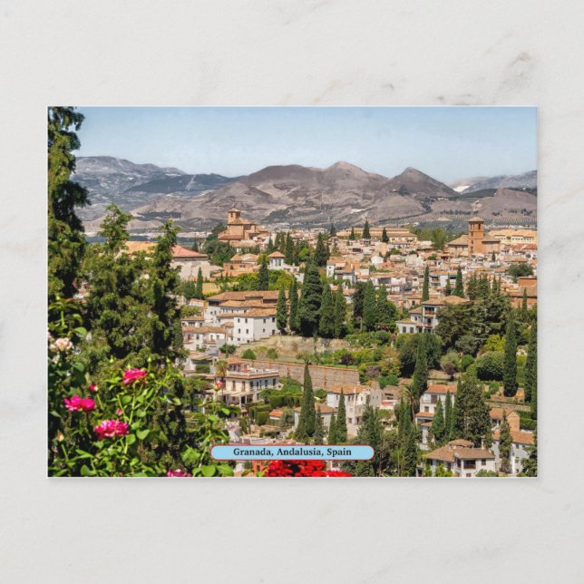 Carte Postale Grenade, Andalousie, Espagne (Devant)