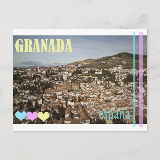 Carte postale Grenade Espagne (Devant)