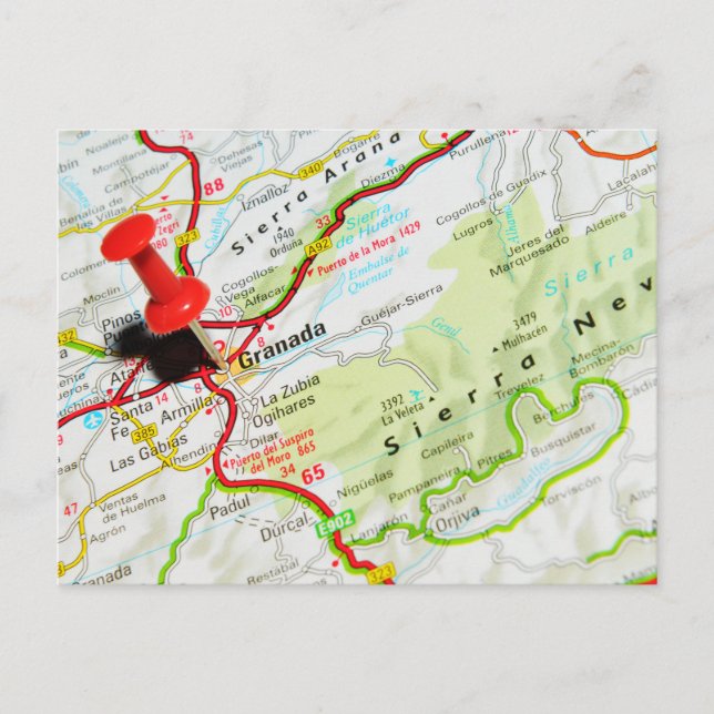 Carte Postale Grenade, Espagne (Devant)